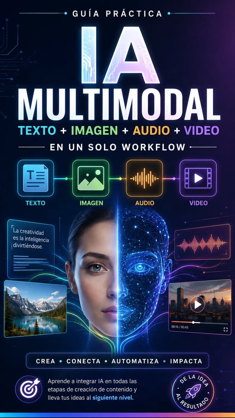 Portada de Guia IA Multimodal Workflow