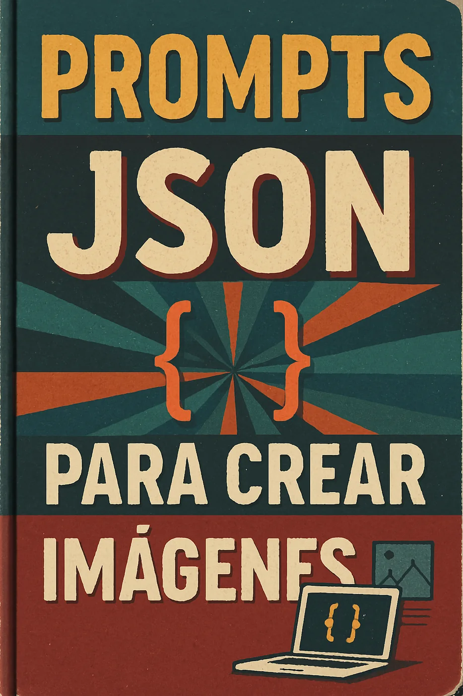 Portada de Prompts JSON para crear Imagenes
